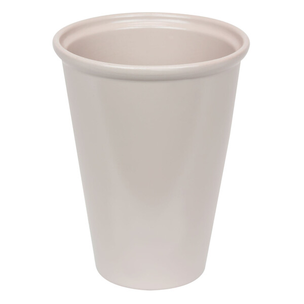 glasierte, matte Keramik Vase 1 Liter Blumenvase 15,5 cm hoch Blumengef