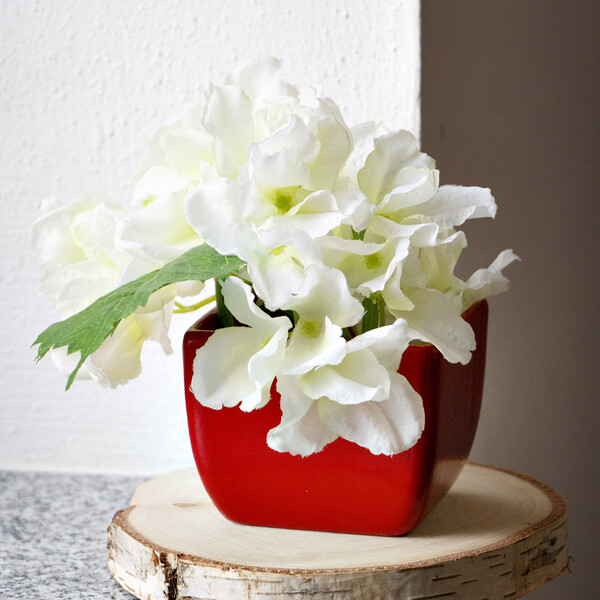 Pflanzgefäß 0,3 Liter Blumentopf für Kakteen Sukkulenten Keramik 8,5 x 8,5 cm