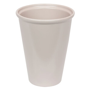 glasierte, matte Keramik Vase 1 Liter Blumenvase 15,5 cm...