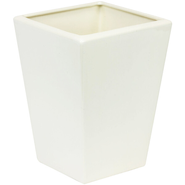 Bodenvase 9 Liter glasierte Keramik quadratische Pflanzvase Vase Blumentopf