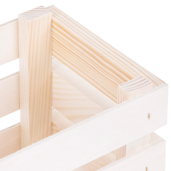 Kisten aus Holz 6 Stück als Wandregal 38 x 36 cm Badregal