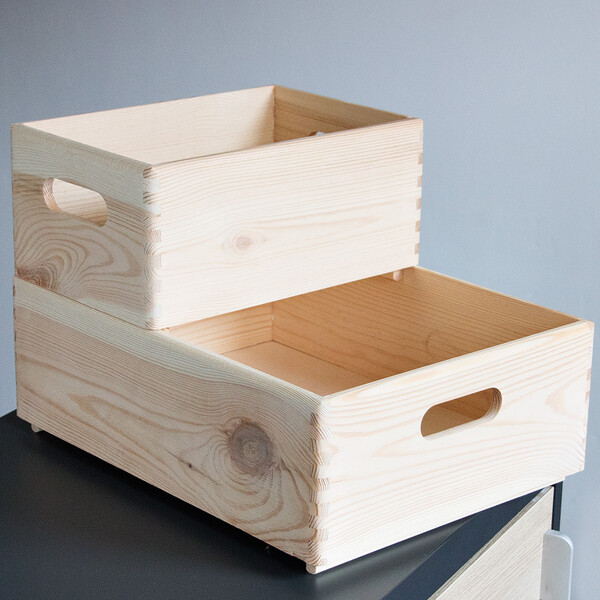 Holzkisten Holz Sortierkisten Griff Aufbewahrungskisten Holzboxen Möbelkisten