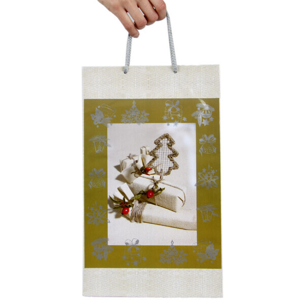 Adventsmotiv Geschenktte 6,5 Liter - 22 x 37 cm Geschenktasche