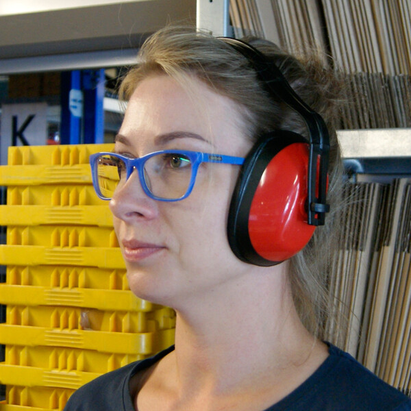 Gehörschutz 26 dB Ohrenschützer DIN EN 352-1 Bauschutz PU Lärmschützer
