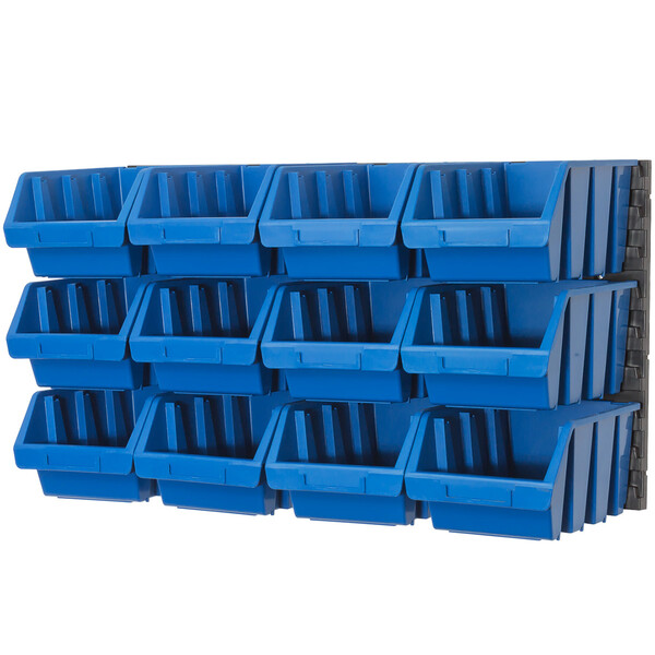 12er Wandregal 3,8 Liter Boxen Blau