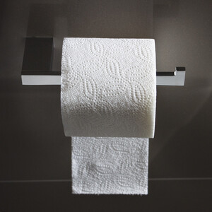 schwerer Toilettenpapierhalter aus Edelstahl ohne...