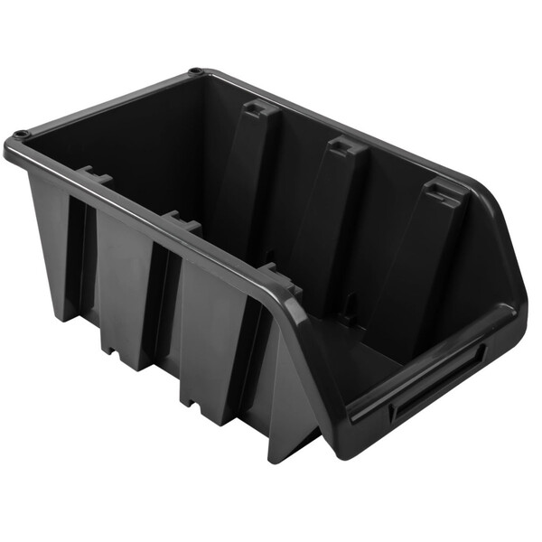 Stapelbox 0,7 Liter InBox 15,5 x 10 x 7 cm schwarz Prosperplast Gre 2