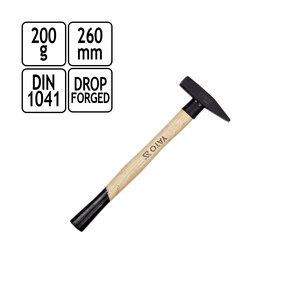 Schlosserhammer mit Stielhalter 200 g Hammer