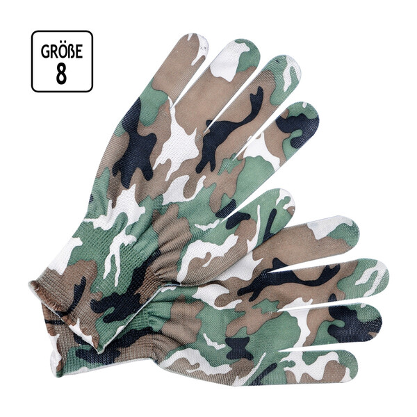 Gartenhandschuhe Handschuhe Tarnfarbe Größe 8