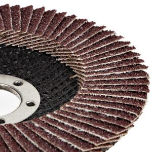 Lamellenscheibe  115 mm Krnung P 40 Schleifscheibe Fcherscheibe