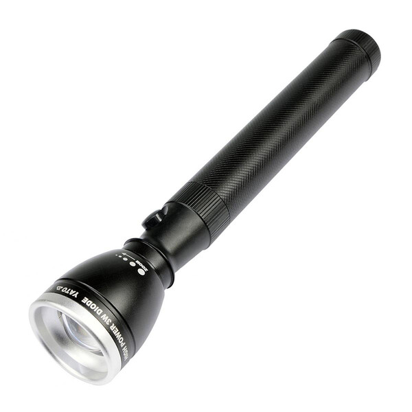 Taschenlampe mit Grteltasche 130 LM Aluminium 228 mm LED Wasserfest