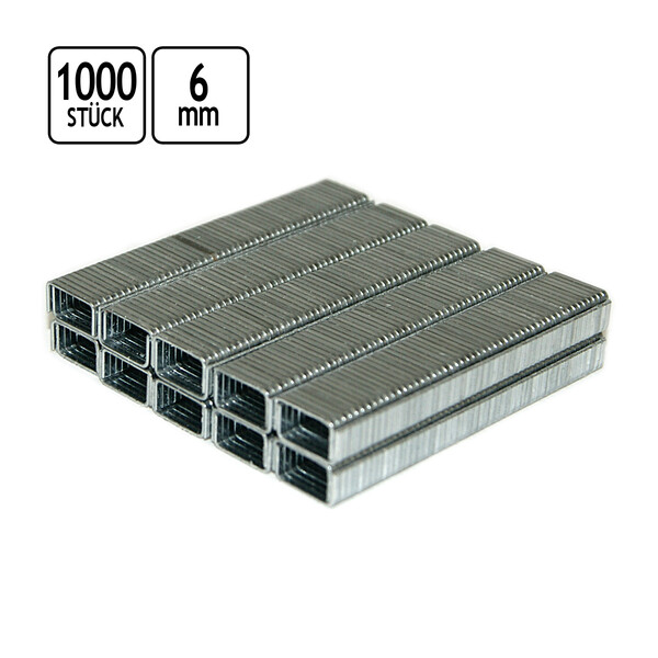 Heftklammern 1000 Klammern TYP 53 Tacker Klammern 10 x 6 mm
