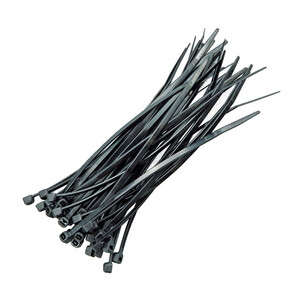 schwarze Kabelbinder 190 x 2,5 mm Kabelweg Halter