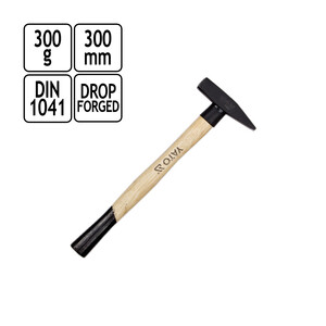 Hammer mit Stielhalter Schlosserhammer 300 g