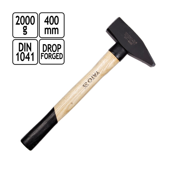 schwerer Schlosserhammer 2000 g Metall Holz Hammer
