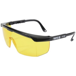 Brille Schutzbrille Gelb getnt TYP 9844 Arbeitschutzbrille