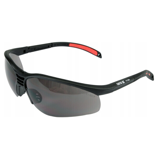 Schutzbrille schwarz getnt TYP 91977 Sicherheitsbrille Schutzbrille kratzfest