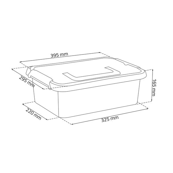 Nano-Box 12,5 Liter Küchenbox Aufbewahrungsbox