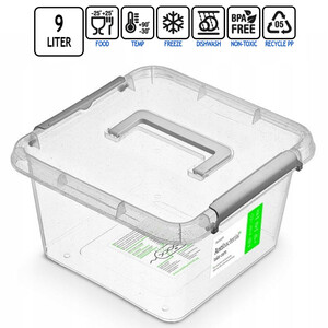 Box mit Deckel 9 Liter Nanobox Aufbewahrungsbehälter