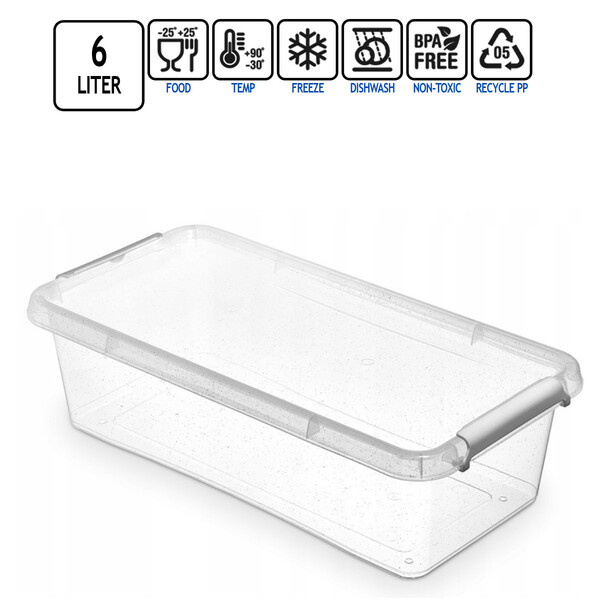 Box mit Silbermikropartikel 6 Liter NanoBox Antibakteriell