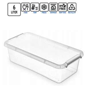 Box mit Silbermikropartikel 6 Liter NanoBox Antibakteriell