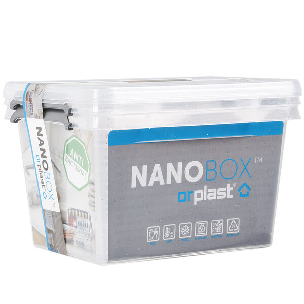 Frischhalte Behlter 2er-Set antibakteriell 2 Liter Nano-Boxen