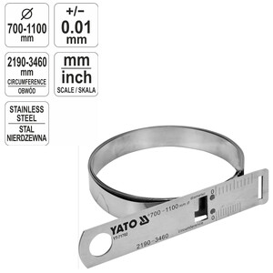 Spezialumfangbandma 2200 - 3460 mm Circometer Stahl...