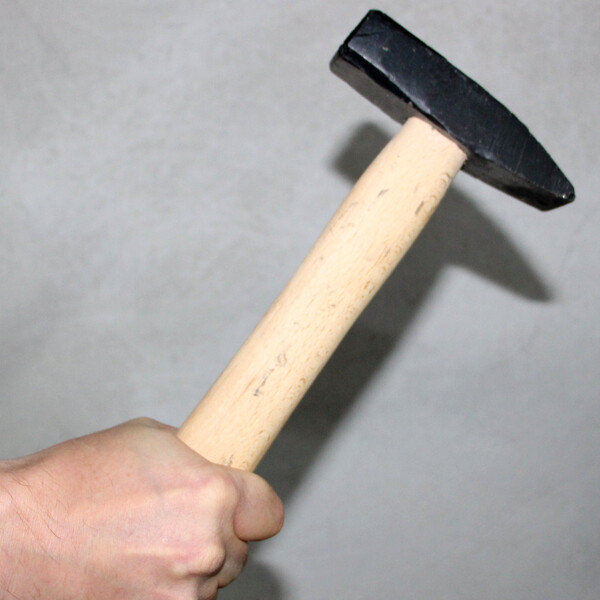 Heimwerkerhammer Hammer 700 g Holz Stiel