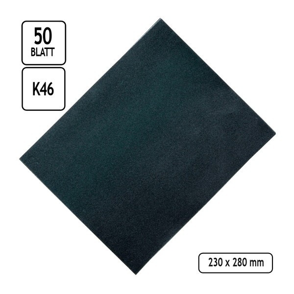 Schleifpapier fr Rost 50 Blatt grobes K 40 Sandpapier Krnung 40 Trockenschliff