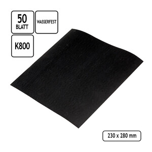 Schleifbgen 230 x 280 mm Sandpapier 50 Blatt...