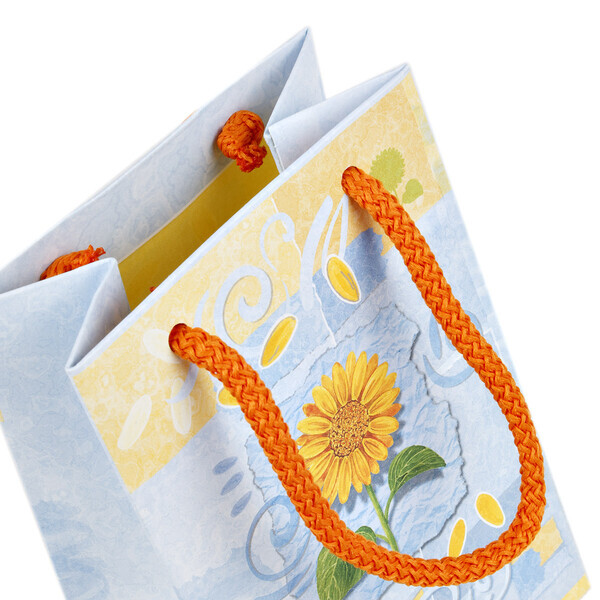 Sonnenblume Geschenktte 0,8 Liter - 9 x 14,5 cm Papiertte