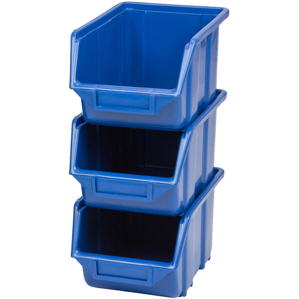 Materialbehälter Blau 3,5 Liter Sichtlagerbox stapelbar Magazinkiste