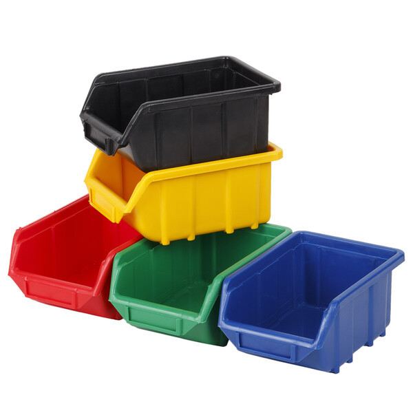 Sichtlagerkisten Stapelbox 1 Liter Aufbewahrungskisten Farbwahl