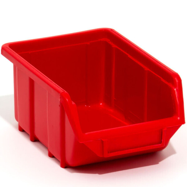 Werkstattkiste Rot Stapelbox Schraubenbox Regalkasten Materialbehälter