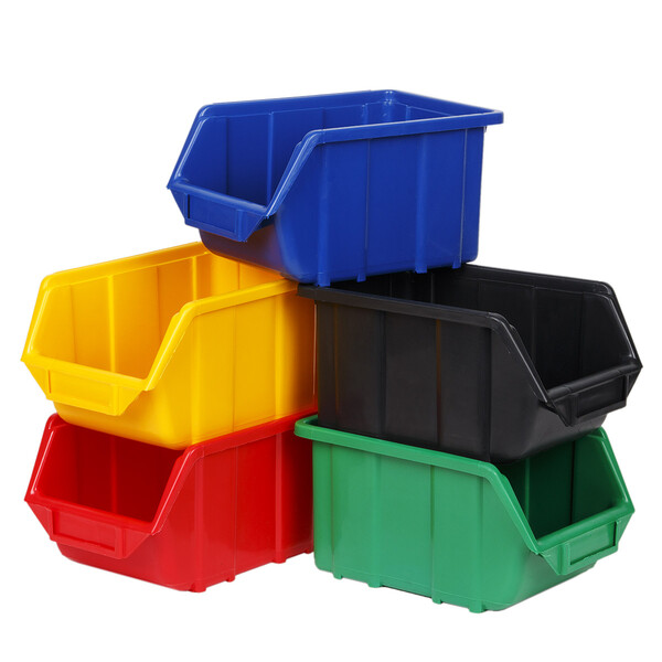 Sichtlagerkästen 3,5 Liter Stapelboxen 3,5 und 10 Stück Industriekästen Farbwahl