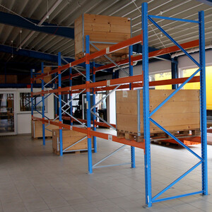 Palettenregal 11,30 Meter lang, 3,00 Meter fr 48...